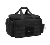 MOSISO Patrulla Bolsa Ley Ejecución, Coche Asiento Front Organizador para Equipo Policial, 16 Pulgadas Portátil Compartimento, Colgar Almacén Bolsa para Patrulla Vehículo, Camión, Negro