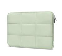 MOSISO Puffy Funda para Portátil 13-13,3 Pulgadas, Compatible con MacBook Air/Pro, HP, DELL, Lenovo, ASUS Notebook, Funda Rectangular Acolchada para Portátil, Bolsa Laptop para Mujer,Verde Salvia