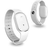 MoskitoPro Bracelet,Mosquito Repellent Bracelet - Ultrasonic Anti-Mosquito Wristband Electronic Repeller Bands Watch Pest Control Insect Guards USB Charging/Waterproof for Children and Adults (White)
