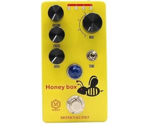 Mosky Honey Box - Pedal Overdrive de 4 modos basado en Sweet Honey, True Bypass