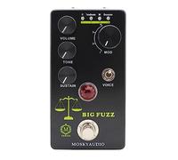 Moskyaudio Big FUZZ Distortion Pedal de efectos de guitarra eléctrica, piezas de guitarra recreación de sonido clásico de los años 70-80