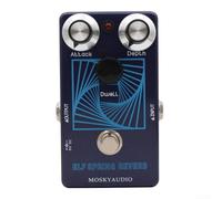 Moskyaudio para echo Reverb Pedal Efecto Guitarra True Bypass Ajustable Pre-retardo Profundidad de permanencia para Vintage Soundscapes Live Stage