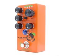 Moskyaudio - Pedal de guitarra de distorsión, preamplificador de jugo negro, overdrive distorsión y overdrive Booster de selección de 4 modos, pedal de efectos de guitarra