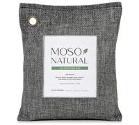 Moso Natural Bolsa purificadora de aire 200 g, carbón de bambú para eliminar olores en casa, armarios, habitaciones pequeñas y coche, bolsa de carbón de larga duración, cubre hasta 8 m²