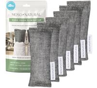 Moso Natural Inserto desodorante de zapatos (paquete de 3) absorbente de olores de carbón para zapatos, bolsa de gimnasio y desodorante de botas, eliminación de olores de zapatos de larga duración