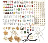 MospdyGear Kit creativo de 315 piezas para joyas y colgantes, incluye varios abalorios para manualidades, colgantes y cuentas, ideal para regalos y accesorios hechos a mano