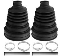 MospdyGear Paquete de 2 kits universales de reparación de juntas CV, manguitos de eje de silicona flexible para ejes de 19-24 mm, fuelles a prueba de polvo con abrazaderas y bridas