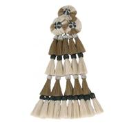 Mosquero de cerda Los Nietos Dressage | Color Blanco y camel | Equipamiento para el caballo | Producto de Guarnicionería | Tradición artesana | Los Nietos