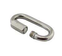 Mosqueton 5 Pieces Carabiner Quick Link Lock Ring Hook Spring Loaded Gate Snap M5 M6 M7 M8 For Hammock Camping(8mm)