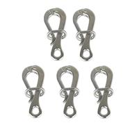 Mosqueton 5PCS 316 Stainless Steel 100mm Hook & Eye with Quick Release Link Crane Hooks For Sailing Boat Yacht Accessories