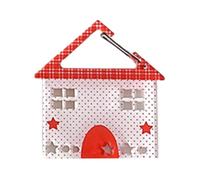 Mosquetón acrílico ligero llavero mochila colgante manual decoración única para estudiantes trabajadores de oficina