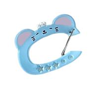 Mosquetón acrílico ligero llavero mochila colgante manual decoración único estudiantes trabajadores oficina camping equipo gancho