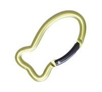 Mosquetón - Bonitas Abrazaderas de mosquetón en Forma de - Ligero y útil, pequeño Gancho de Resorte de aleación de Aluminio, Accesorios de Camping para el hogar y