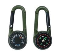 Mosquetón Brujula Brujula Llavero Llavero Senderismo Brújula Brújula Niños Brújula Profesional con Mosquetón Compass Carabiner 3-in-1 Brujula Pequeña para Camping Senderismo Caza Regalos para Niños