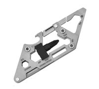 Mosquetón Caianwin pequeño y versátil clip de acero inoxidable | Mosquetón portátil de acero inoxidable para supervivencia, camping, senderismo, escalada, pesca y el camino diario al trabajo