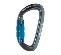 Mosquetón CAMP ORBIT 2LOCK (Metal gun / Azul)