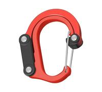 Mosquetón con bloqueo, mosquetón de alto rendimiento, mosquetón de aluminio resistente, mosquetón portátil, accesorios al aire libre para camping, senderismo, pesca, viajes, gimnasio
