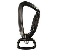 Mosquetón con Cierre de : Gancho Giratorio autobloqueante, mosquetón Giratorio de 360 Grados, Gancho de Bloqueo Robusto con diseño de Seguridad asegurar Mascotas, Equipo al Aire