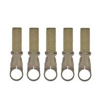 Mosquetón con Hebilla for Botella Colgante, Soporte portátil for Agua, cinturón, Colgador de Mochila for Campamento y Senderismo al Aire Libre, 1/2/5 Uds para Mochilas, Cinturones(Tan 5pcs)