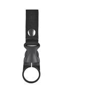 Mosquetón con Hebilla for Botella Colgante, Soporte portátil for Agua, cinturón, Colgador de Mochila for Campamento y Senderismo al Aire Libre, 1/2/5 Uds para Mochilas, Cinturones(Black 1pc)