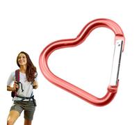 Mosquetón Con Llavero De Corazón De 12 Piezas - Gancho De Resorte Pequeño, Clip De Metal Elegante | Lindo Juego De Mini Mosquetones, Accesorio Colgante Versátil, Uso Creativo, Regalos, Manualidades, M