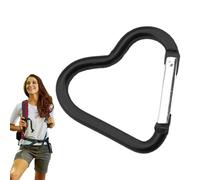 Mosquetón Con Llavero De Corazón De 12 Piezas - Gancho De Resorte Pequeño, Clip De Metal Elegante | Lindo Juego De Mini Mosquetones, Accesorio Colgante Versátil, Uso Creativo, Regalos, Manualidades, M