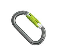 Mosquetón de aleación de aluminio de 25 KN en forma de D para mochileros, hebillas de escalada con puerta de tornillo para escalada segura, deporte y aventura, mosquetón de seguridad