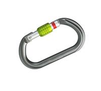 Mosquetón de aleación de aluminio de 25 KN en forma de D para mochileros, hebillas de escalada con puerta de tornillo para escalada segura, deporte y aventura