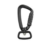 Mosquetón de Alta Resistencia,Gancho de Resorte Resistente al Desgaste y a la Oxidación - Mosquetones de Bloqueo de Aluminio,para Escalada, Senderismo, Camping, Montaña, Mochila, Botella de Agua,