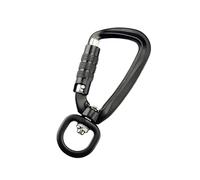 Mosquetón de Alta Resistencia - Resistente a la Abrasión y Anticorrosión - Clip de Aluminio para Llaves | para Escalada, Senderismo, Camping, Montaña, Mochila, Botella de Agua, Exterior