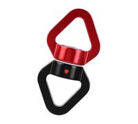 Mosquetón de escalada - 30 kN Pesada de Carga Mosquetón con articulación giratoria, equipo de bloqueo de cuerda para riñonera de rescate paracord camping monedero mochila de senderismo