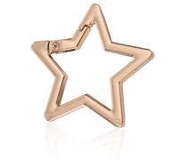 Mosquetón de Estrella Metal, en Forma de Estrella con Cierre Resorte Llavero Liso con Clip para Llavero Llavero Aleación Zinc para Bolso Billetera Accesorios para Exteriores Camping (Dorado)