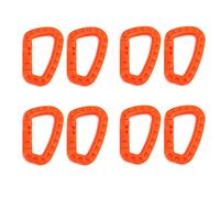 Mosquetón de extracción rápida 8X, Clip Molle, Correa cincha, Hebilla for Mochila Exterior, Cierre a presión, Bolsa Escalada for Campamento, táctico con Gancho for Colgar(8X Orange)