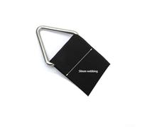 Mosquetón de gancho triangular de acero inoxidable 316 resistente y fiable para almas aventureras