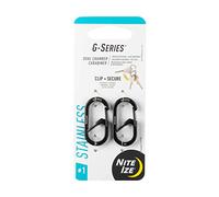 niteize GS1-01-2R6 Mosquetón, Negro (Negro), única