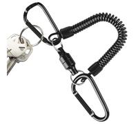 Mosquetón de Montañismo y Alpinismo para Alta Resistencia,Resistente y Duradero - Portabotellas de Montaña con Mosquetón | Cierre Magnético con Resorte Y Cuerda para Senderismo Montañismo Camping Y