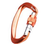 Mosquetón Escalada Roca Tipo D Resistente, Hebilla Bloqueo automático Alta Resistencia, Accesorio Alpinismo Senderismo montañismo, Equipo Seguridad Outdoor Duradero