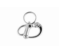 Mosquetón fijo, con apertura rápida 35mm, acero inoxidable AISI 316