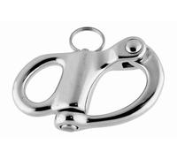 Mosquetón fijo, con apertura rápida 96mm, acero inoxidable AISI 316