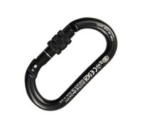 Mosquetón KONG Oval anodizado (Negro)