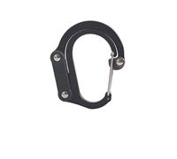 mosquetón, Mosquetón con gancho giratorio y clip híbrido, sin bloqueo, resistente, for camping, pesca, senderismo, viajes mochilas(Snow)