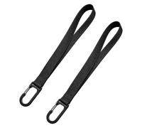 Mosquetón portátil con correa de nailon | Clip compacto para colgar bolsas para cochecitos de bebé, bicicleta eléctrica, silla de ruedas, paseo