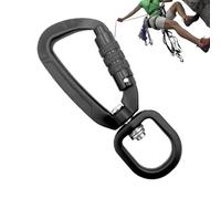 Mosquetón resistente | Mosquetón giratorio 4KN, hebilla de camping, para mochileros, senderismo, hamaca, gimnasio, , viajes, garaje