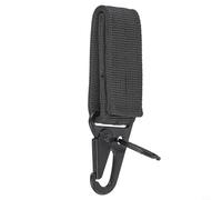 Mosquetón Seguridad para acero Nylon 100mm Negro Verde Mosquetón | para acero y nylon , cierre resorte para seguro, ideal llaves camping senderismo, 100mm largo, negro verde caqui(Black)