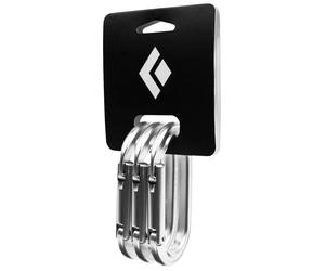 Mosquetón simétrico ovalado escalada Black Diamond (x3) TU Unisex