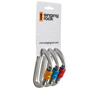 Mosquetón Singing Rock Tornillo COLT (3ks) Color: gris