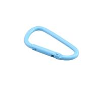 Mosquetones, ganchos pesados, 5-20 piezas/set aleación de aluminio hebilla equipo de campamento mochila hebilla botella de agua hebilla colgante mosquetón llavero (cielo azul,4.5cm 5PCS)