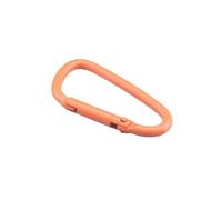 Mosquetones, ganchos pesados, 5-20 piezas/set aleación de aluminio hebilla equipo de campamento mochila hebilla botella de agua hebilla colgante mosquetón llavero(Orange,4.5cm 5PCS)