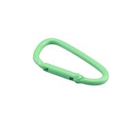 Mosquetones, ganchos pesados, 5-20 piezas/set aleación de aluminio hebilla equipo de campamento mochila hebilla botella de agua hebilla colgante mosquetón llavero(Verde,4.5cm 20PCS)