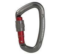 Mosquetones, ganchos resistentes, Candado de aluminio de aviación con forma de D for escalada profesional de 25 kN, herramienta for escalada al aire libre y ascenso de montañismo.(Gray 1pcs)